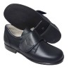 Killos. Zapato Comunión-Ceremonia Niño Con Velcro Piel Azul.
