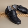 Zapato Comunión-Ceremónia de Niño Piel Azul.