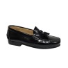 Castellano Piel Florentic Negro con Borlas