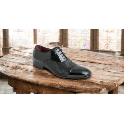 JR Almansa Zapato Novio Piel Charol Negro