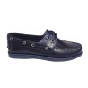 Nautico Hombre Piel Pull Azul Marino