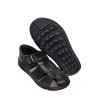 Sandalia Confort Hombre En Piel Negro