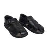 Sandalia Confort Hombre En Piel Negro