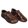 Sandalia Confort Hombre En Piel Cuero