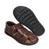 Sandalia Confort Hombre En Piel Cuero
