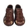 Sandalia Confort Hombre En Piel Cuero