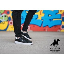 Grand Polo Zapatilla Sneaker Negra Hombre