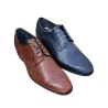 Fenatti Elegante Zapato Vestir Hombre Piel Marino