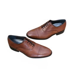 Fenatti. Elegante Zapato Vestir Hombre Piel Cuero
