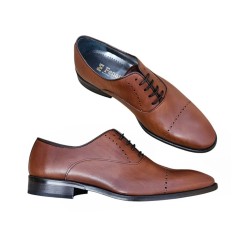 Fenatti. Elegante Zapato Vestir Hombre Piel Cuero