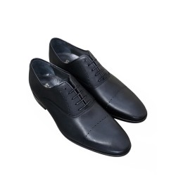 Fenatti. Elegante Zapato Vestir Hombre Piel Negro