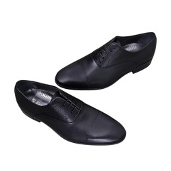 Fenatti. Elegante Zapato Vestir Hombre Piel Negro