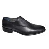 Fenatti. Elegante Zapato Vestir Hombre Piel Negro