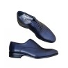 Fenatti. Elegante Zapato Vestir Hombre Piel Azul