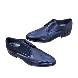 copy of Zapato de Vestir para Traje de Hombre Azul Elegante Piel Florentic Azul . Almansa