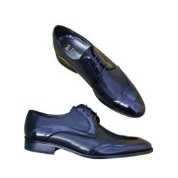copy of Zapato de Vestir para Traje de Hombre Azul Elegante Piel Florentic Azul . Almansa