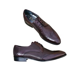 Fenatti Almansa Zapato Vestir Piel Florentic Burdeos