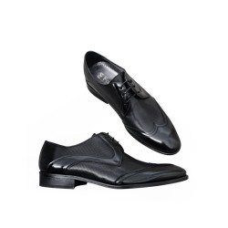 Fenatti Almansa Zapato de Vestir Ceremonia Piel Florentic Negro