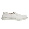 DJ Santa Mocasin Confort Hombre Piel Blanco