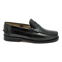 Zapato Castellano de vestir de Hombre Piel Flor-Antic Negro.Urban Jungles