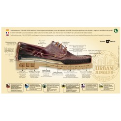 Urban Jungles Náutico Estilo Timberland Piel Rojizo