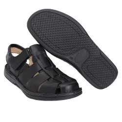 Sandalia Confortable Hombre En Piel