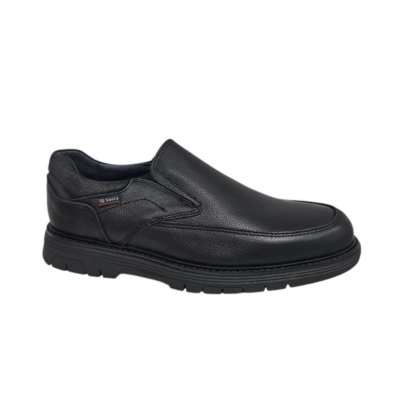 DJ SANTA Zapato Sport Piel Negro Hombre