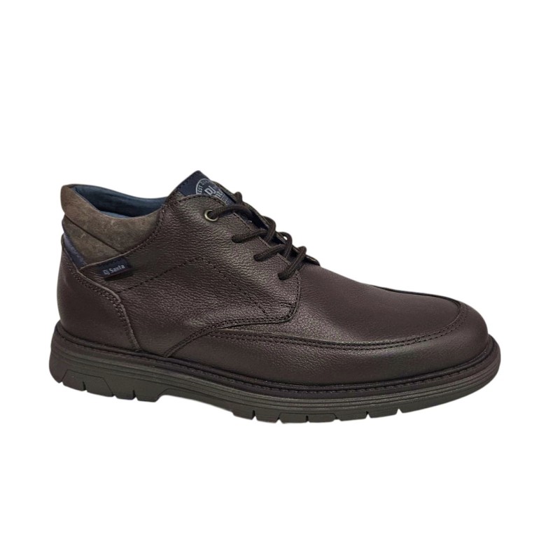 DJ SANTA Botin Sport Piel Marrón Hombre