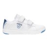 Joma Play Jr Deportivo Colegial Blanco Marino Con Velcros