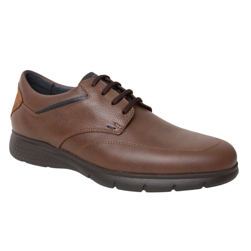 Dj SANTA. Zapato Piel Cómodo y Ligero Hombre