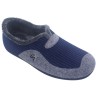 Zapatilla Cerrado Casa Hombre Plantilla Confort Marino-Gris. Garzon