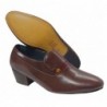Zapato Tacón Cubano Hombre en Piel. Almansa