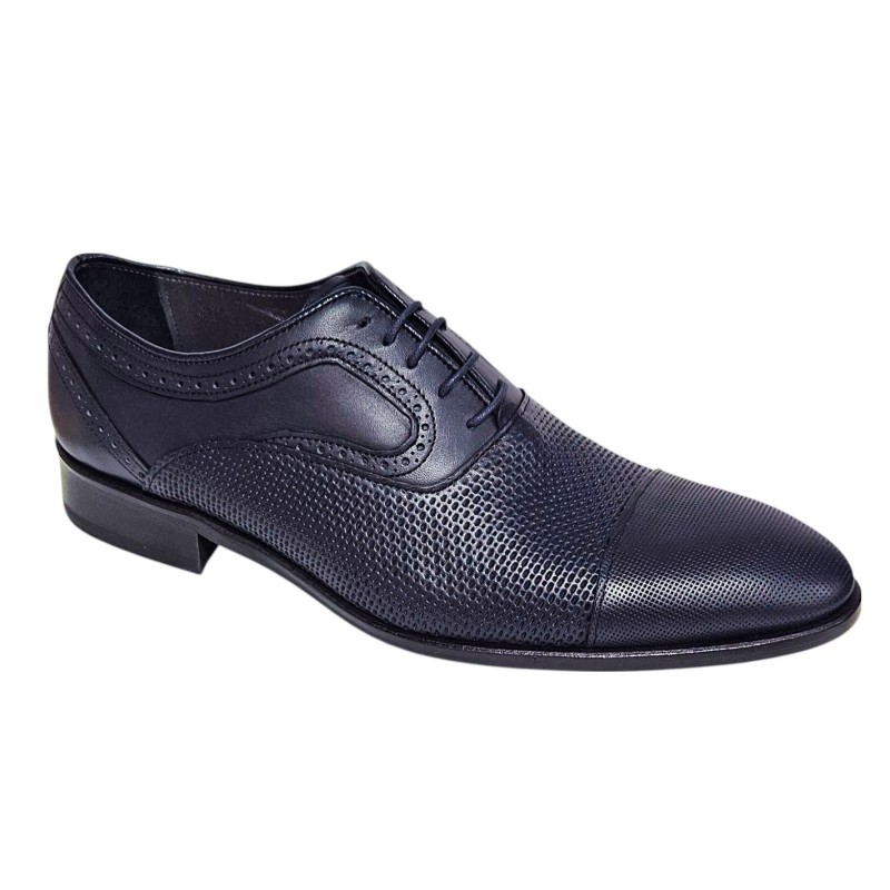 Fenatti Almansa Zapato de Vestir Novio Piel Azul