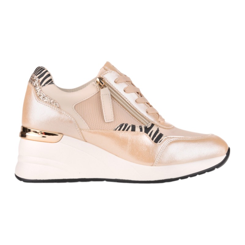 Yumas Zapatilla Sneaker Mujer Con Cuña