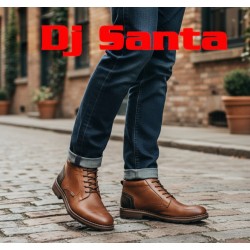 Dj Santa Botin Casual Hombre Piel Cuero