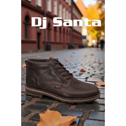 Dj Santa Botin Casual Hombre Piel Marron