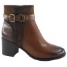 Amarpies Botin Cuero Moda Mujer