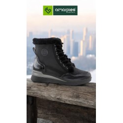 Amarpies Botin Confort Mujer Color Negro