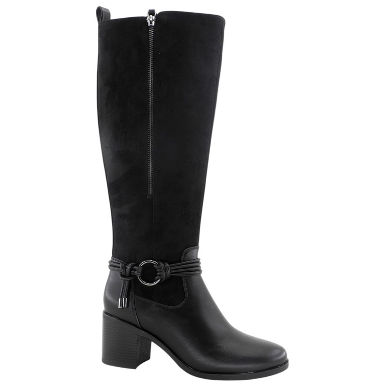 Amarpies Bota Mujer Caña Alta Con Cremallera