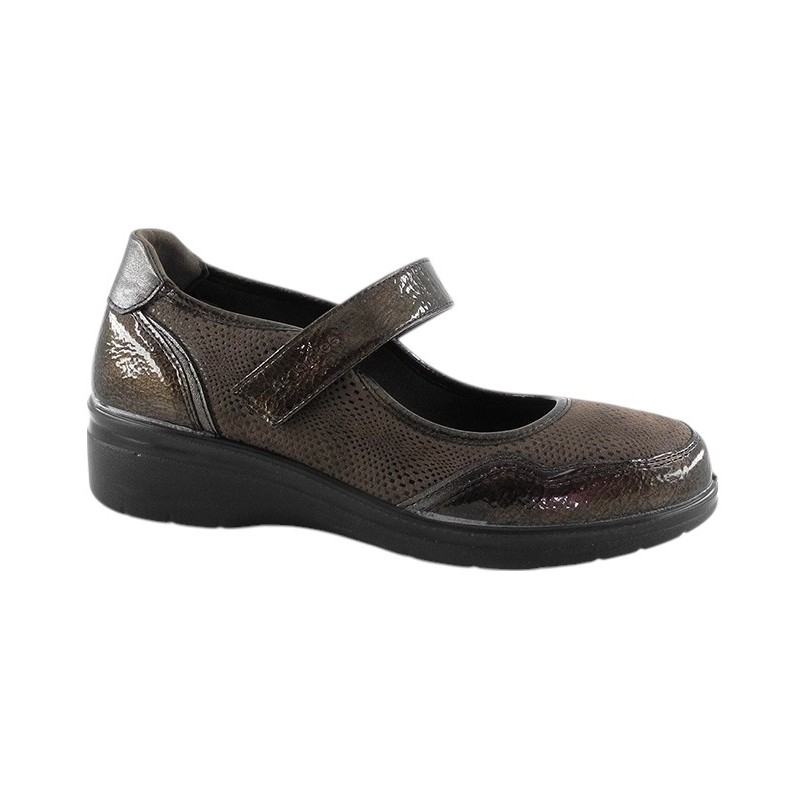 Amarpies. Calzado Sport Confort Mujer En Marron
