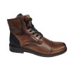 Bota Piel Moda Joven Piel Cuero Con Cremallera