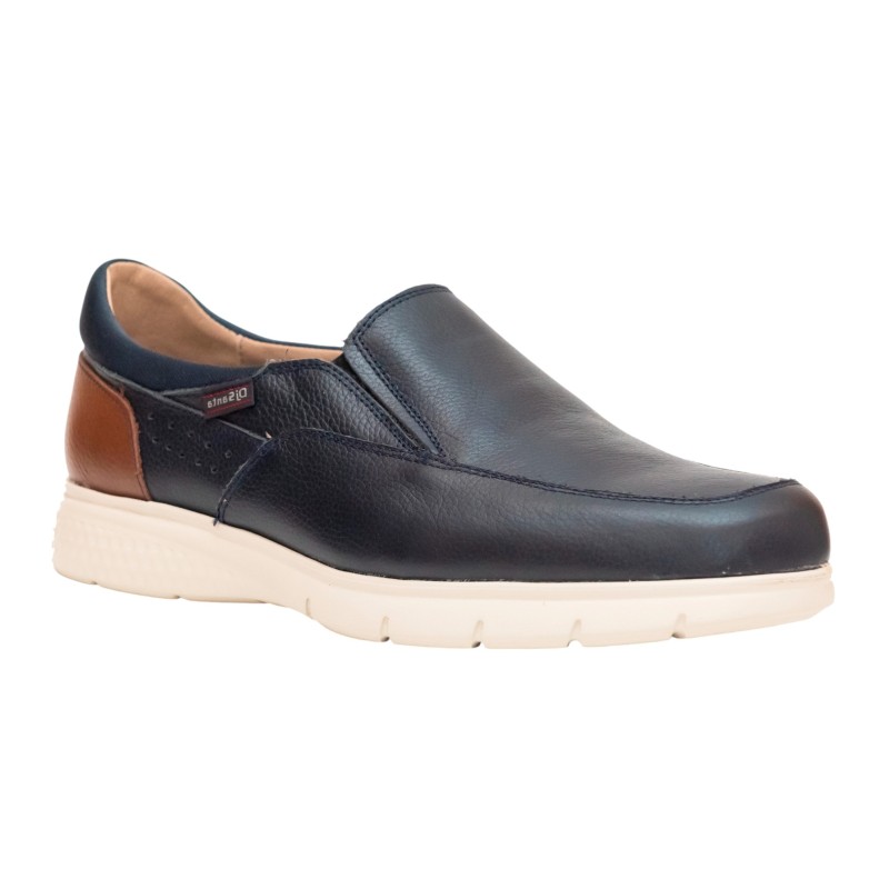 Dj Santa Zapato Hombre Cómodo Piel Marino