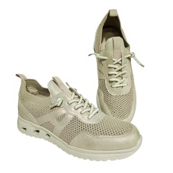Amarpies Deportivo Beig Casual Confort Mujer
