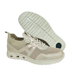Amarpies Deportivo Beig Casual Confort Mujer