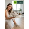 Amarpies Deportivo Platino Casual Confort Mujer