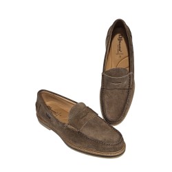 Dj Santa. Mocasin Sport Hombre Piel Serraje