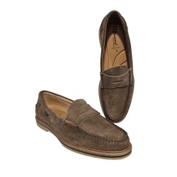Dj Santa. Mocasin Sport Hombre Piel Serraje