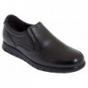 Maxi Confort. Zapato Caballero Piel Negro Con Elásticos