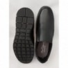 Maxi Confort. Zapato Caballero Piel Negro Con Elásticos