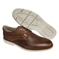 DJ SANTA. Zapato Sport Piel Cuero Hombre